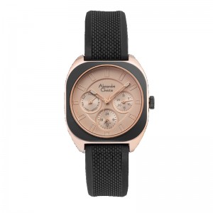 Alexandre Christie AC 2990 Rosegold Black BFRRGLNBA